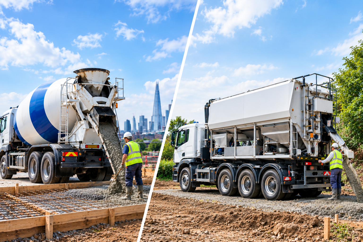 volumetric concrete London