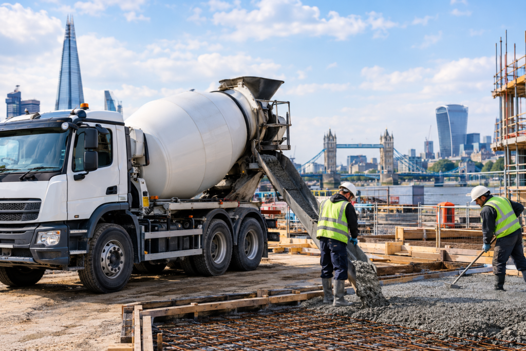 Ready Mix Concrete Delivery in London